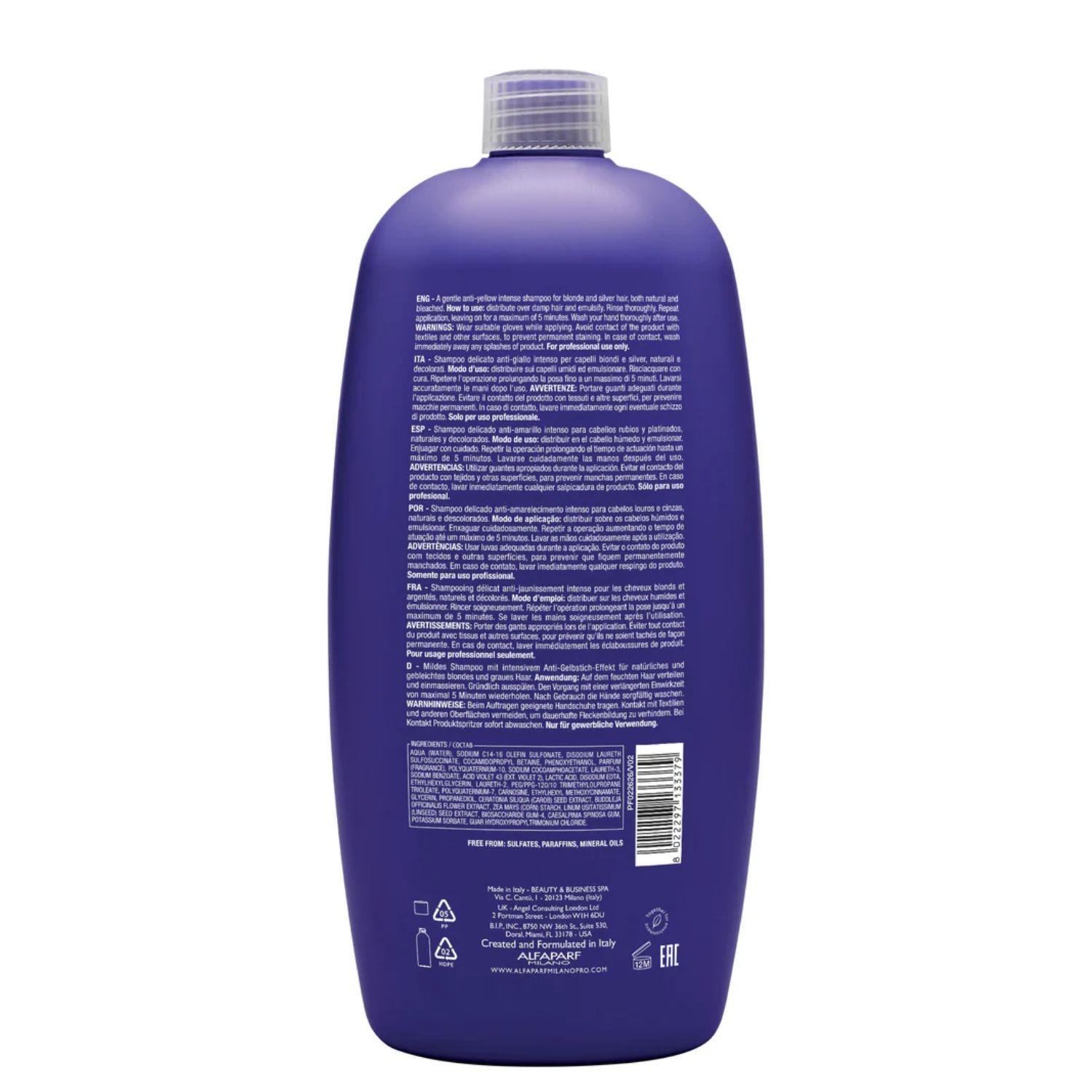 Shampoo Semi Di Lino Anti-Amarillo Alfaparf 1000ml -1