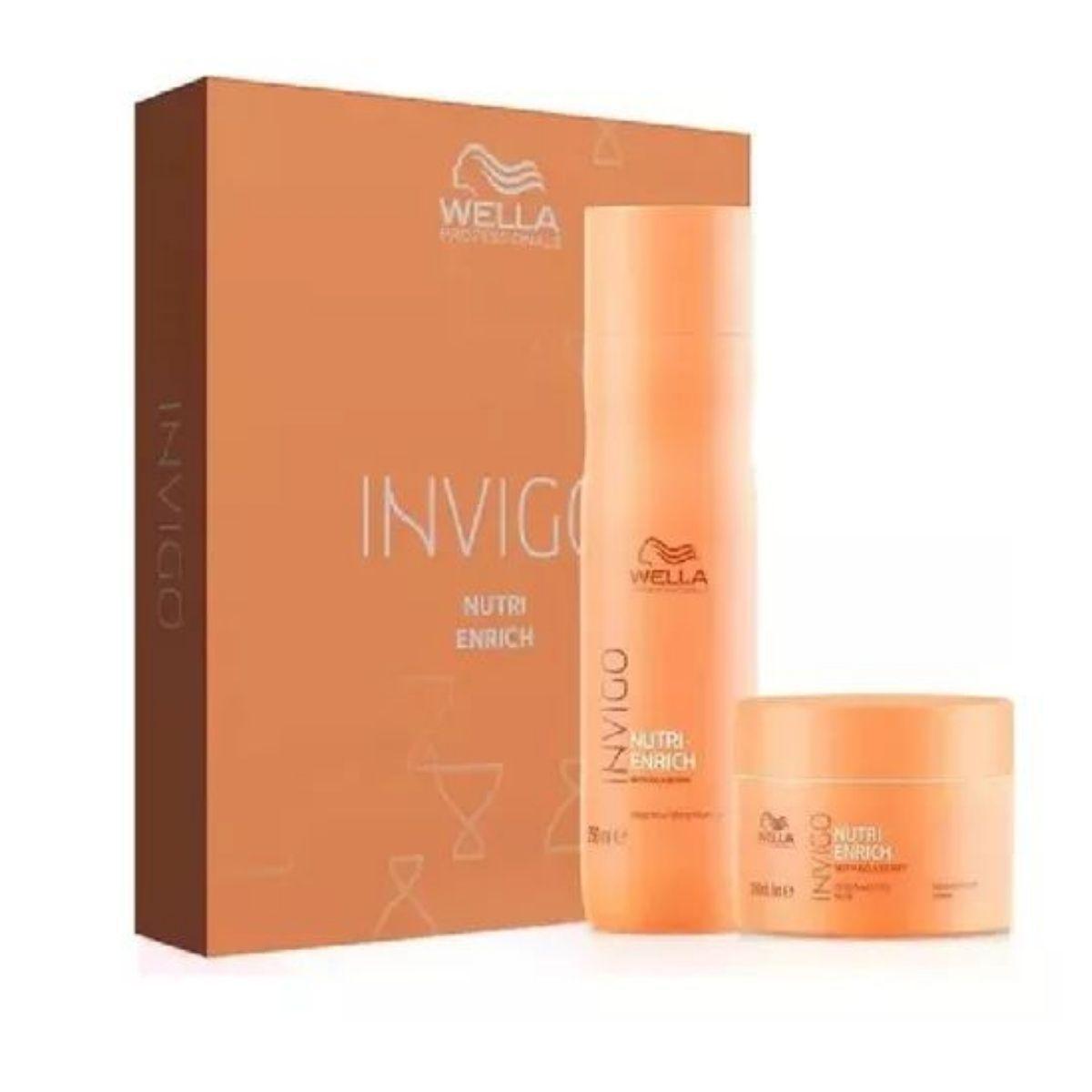 Pack Wella Invigo Enrich Shampoo 250 Ml + Mask 150 Ml-1