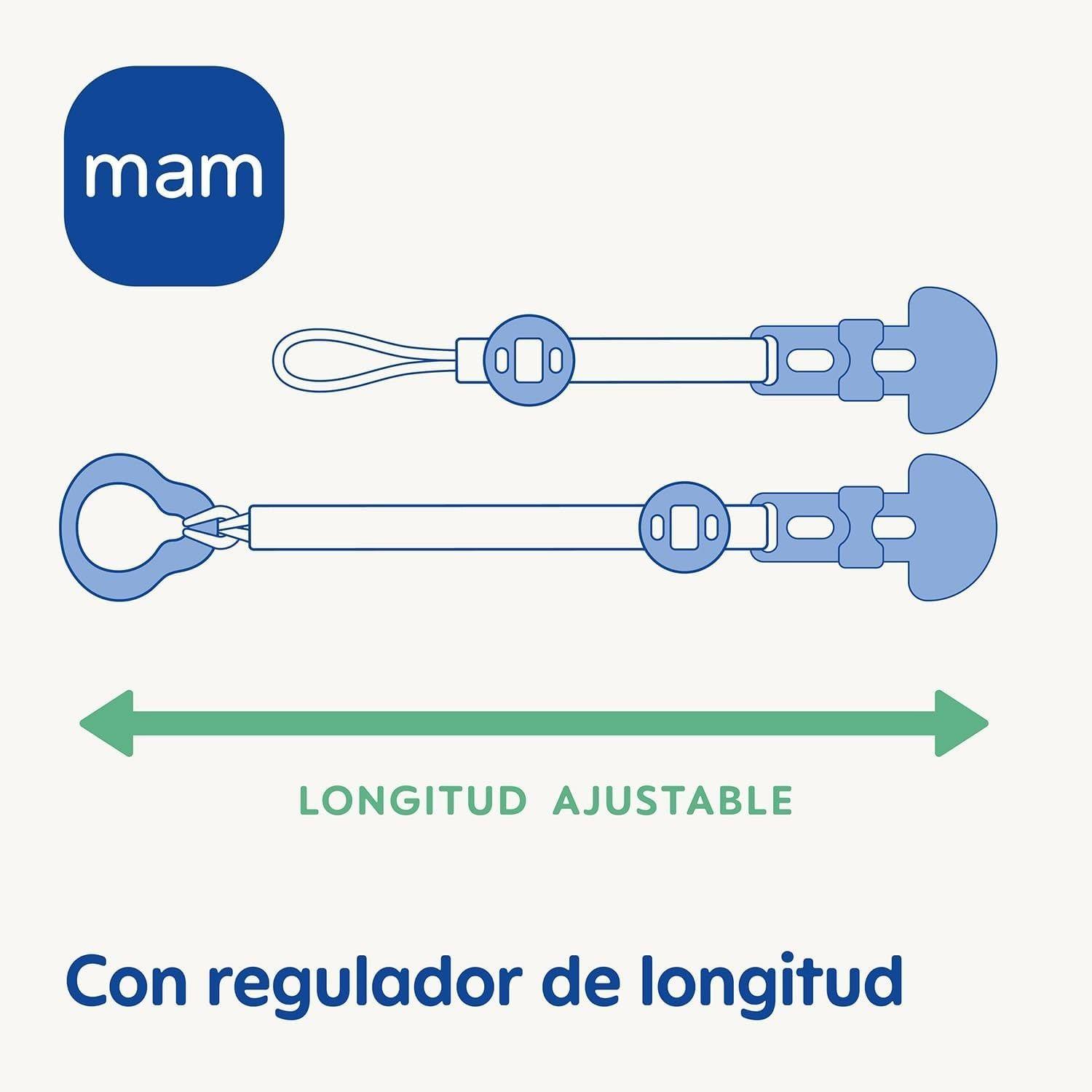 Prendedor Mam Porta Chupete Clip Cobertor Rosado-7