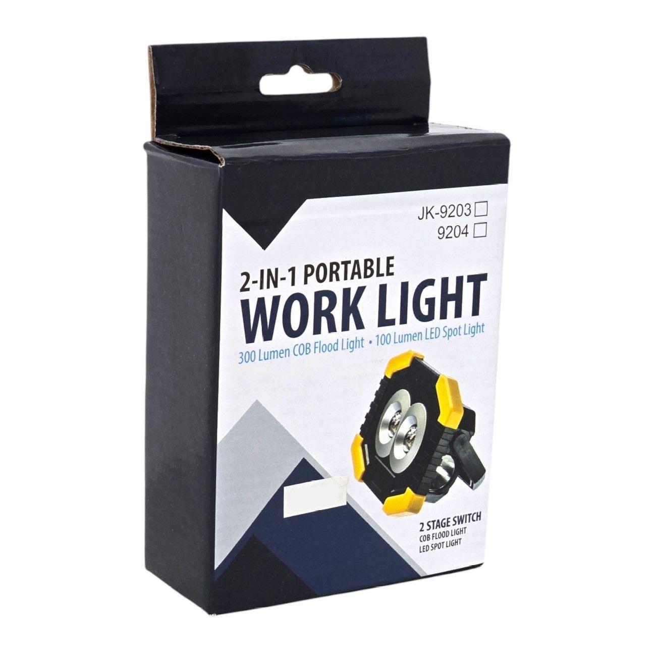 Foco Linterna Led de Trabajo 2 led COB Emergencias JK-9203-2
