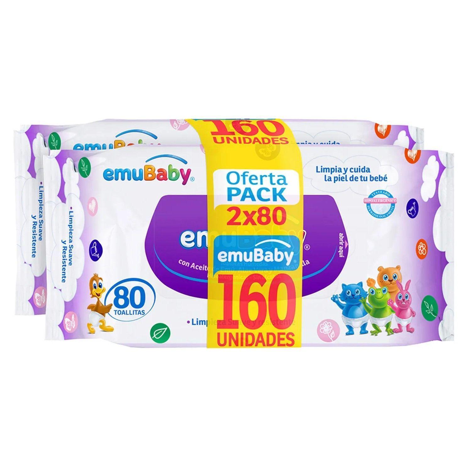 Toallitas Húmedas Emuwipes Superior 2x80 Un-1