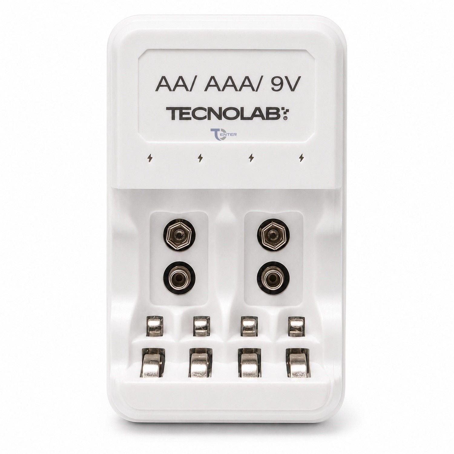 Cargador Pilas Tecnolab TL833 AA AAA 9V-2