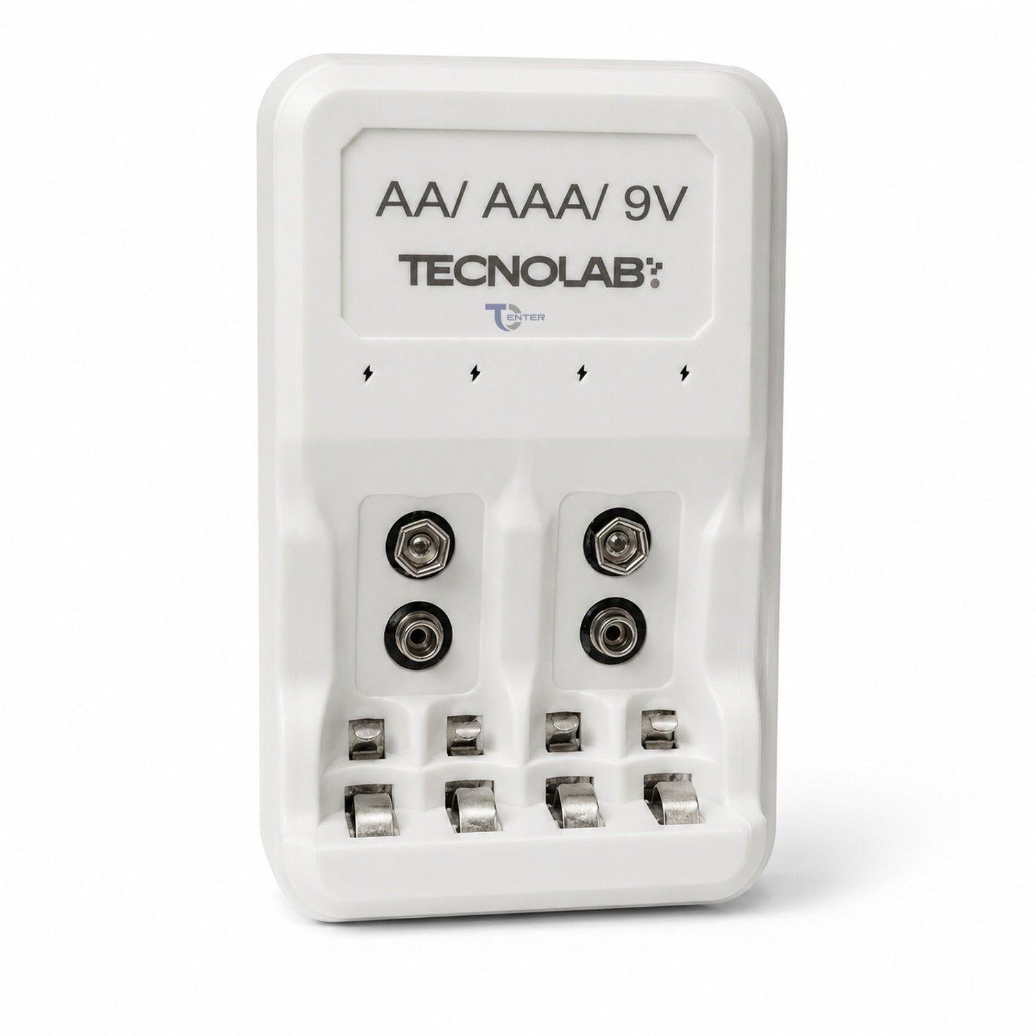 Cargador Pilas Tecnolab TL833 AA AAA 9V-4