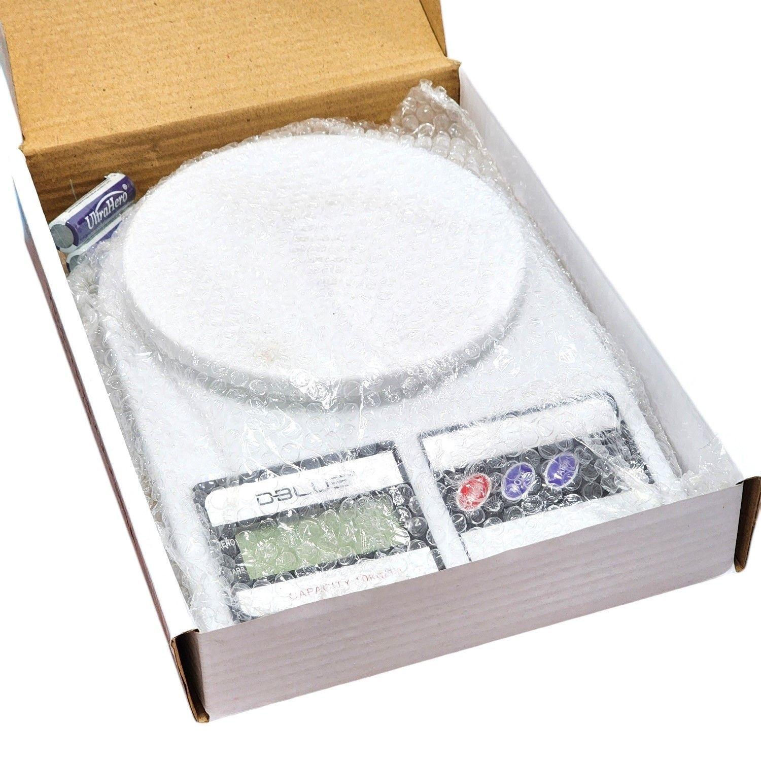 Balanza Pesa para Cocina Digital Dblue 10kg DBPDWS33W-6