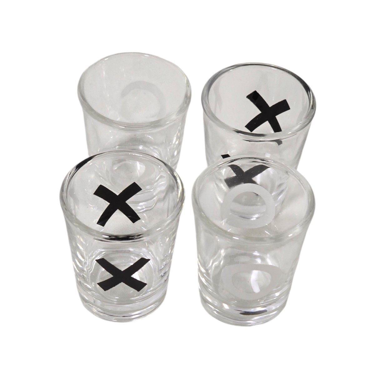 Juego de Shot Gato Tik Tac Toe 9 vasos Chupito-2