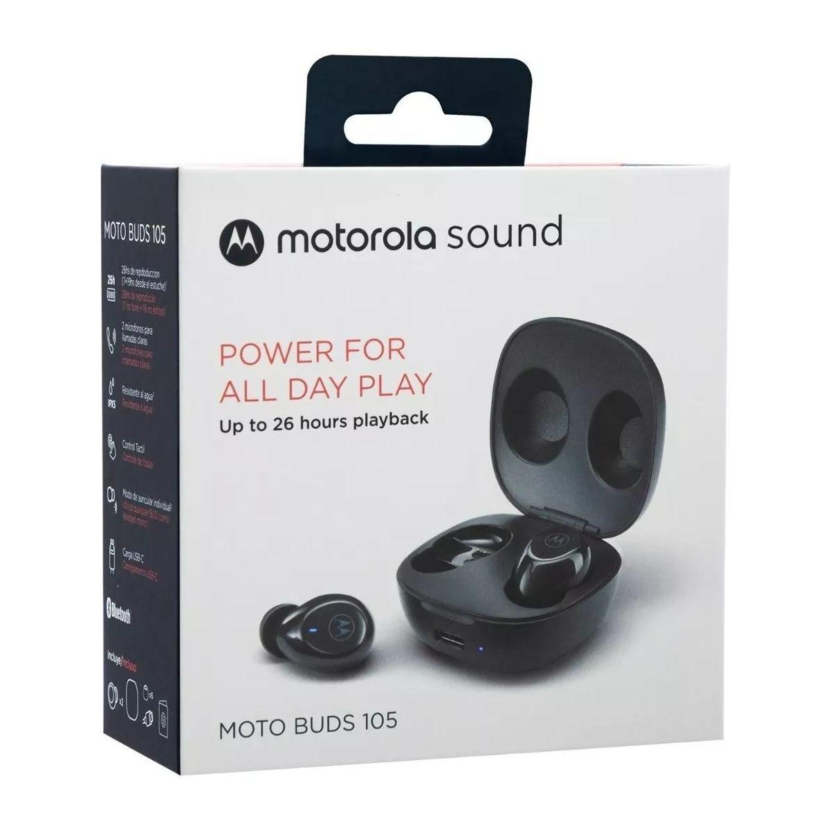 Audífonos Inalámbricos Motorola Moto Buds 105 Negro-3
