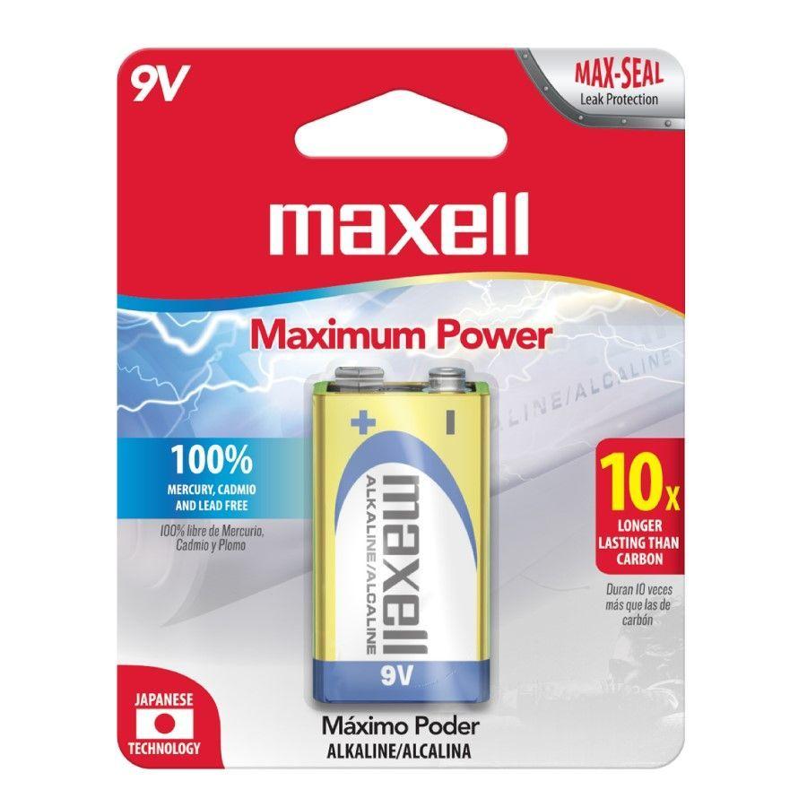 Bateria 9v Maxell Alcalina-0