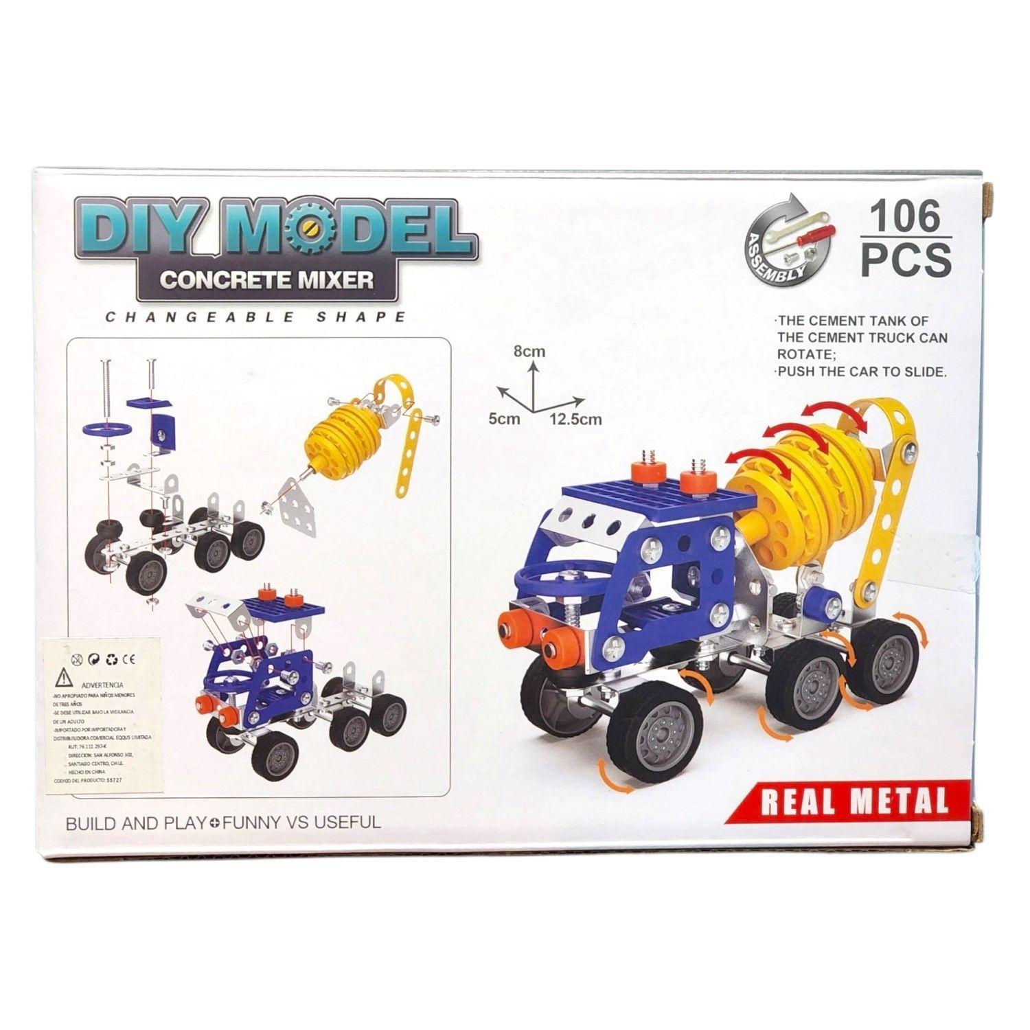 Set Construcción Camión Revolvedora Cemento 106pz 55727-2