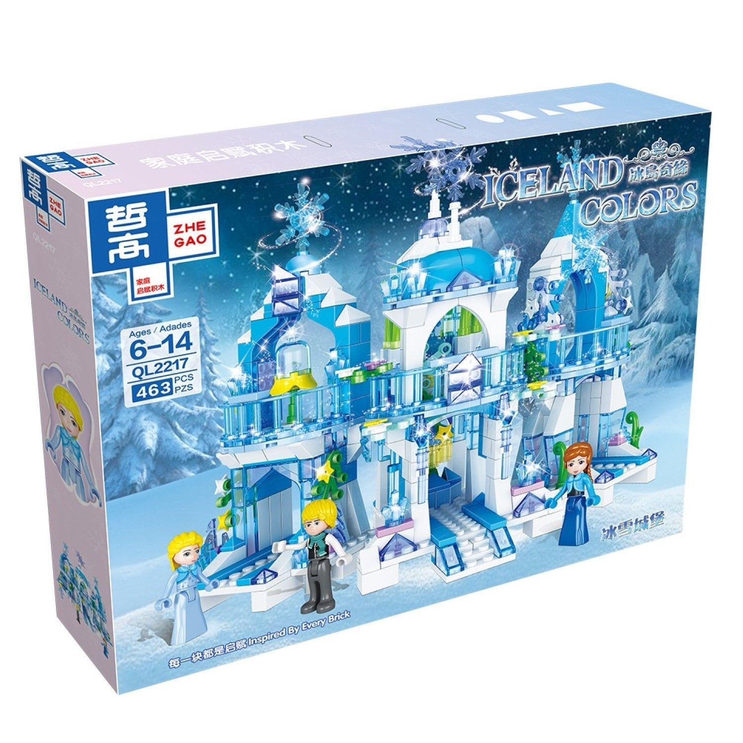 Set Bloques Armables Castillo de Hielo 463 Piezas DBG1539-3