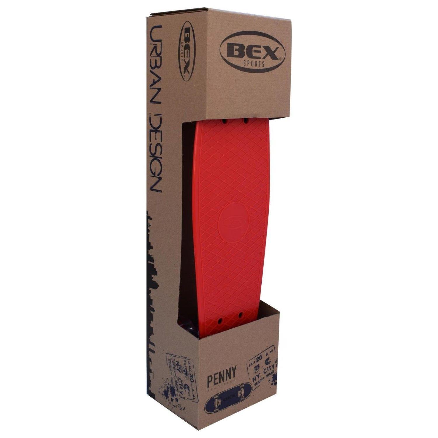 Skate Patineta Penny 56 Cm Rojo Bex-2