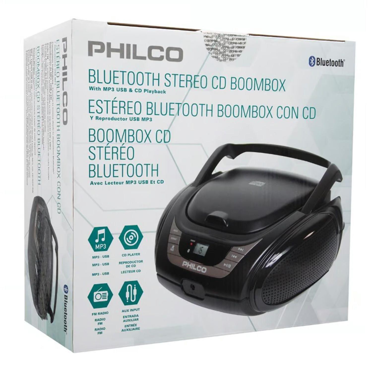 Radio Boombox Bluetooth Con Cd Usb Philco 2120bt-6