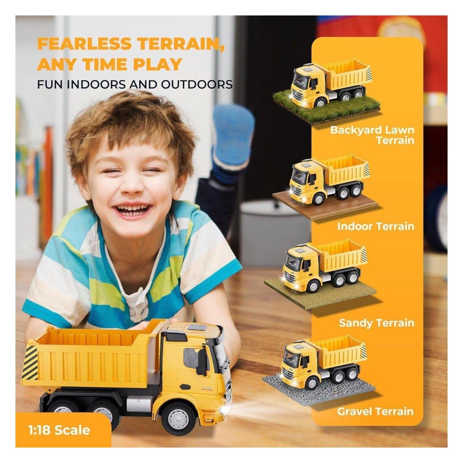 Juguete Camión Carga RC 9 Canales Batería Recargable DBG1694-4