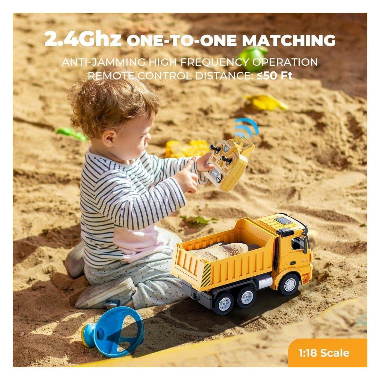 Juguete Camión Carga RC 9 Canales Batería Recargable DBG1694-6