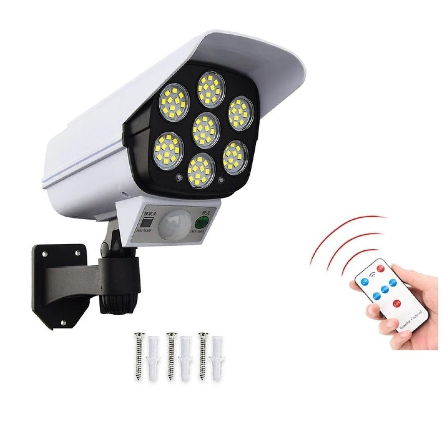 Foco Solar Led Con Sensor de Movimiento Tipo Cámara 15448-0