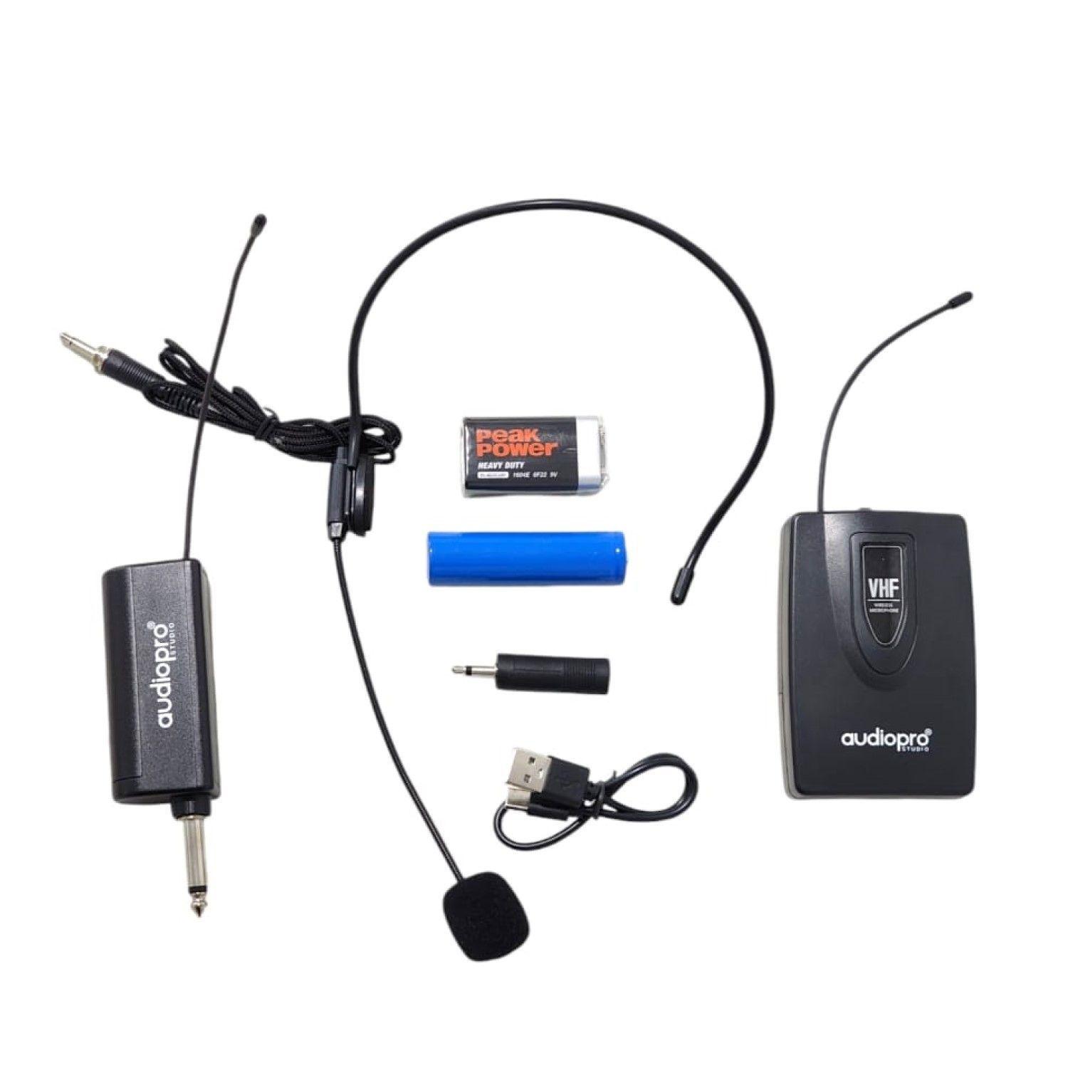 Micrófono inalámbrico Cintillo Audiopro VHF AP02112-3