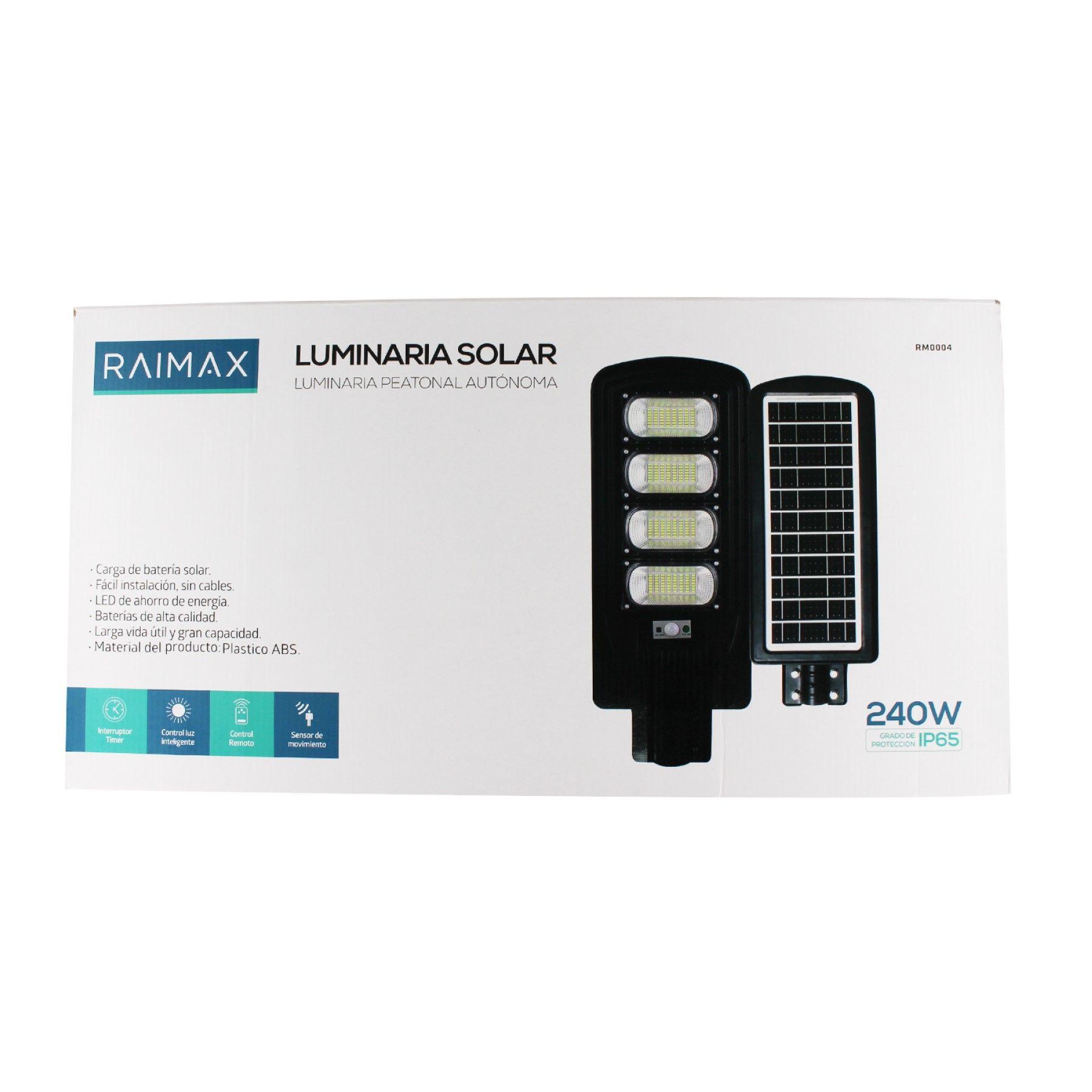 Foco Solar 240W LED IP65 con Sensor y Control RM0004 Raimax-3