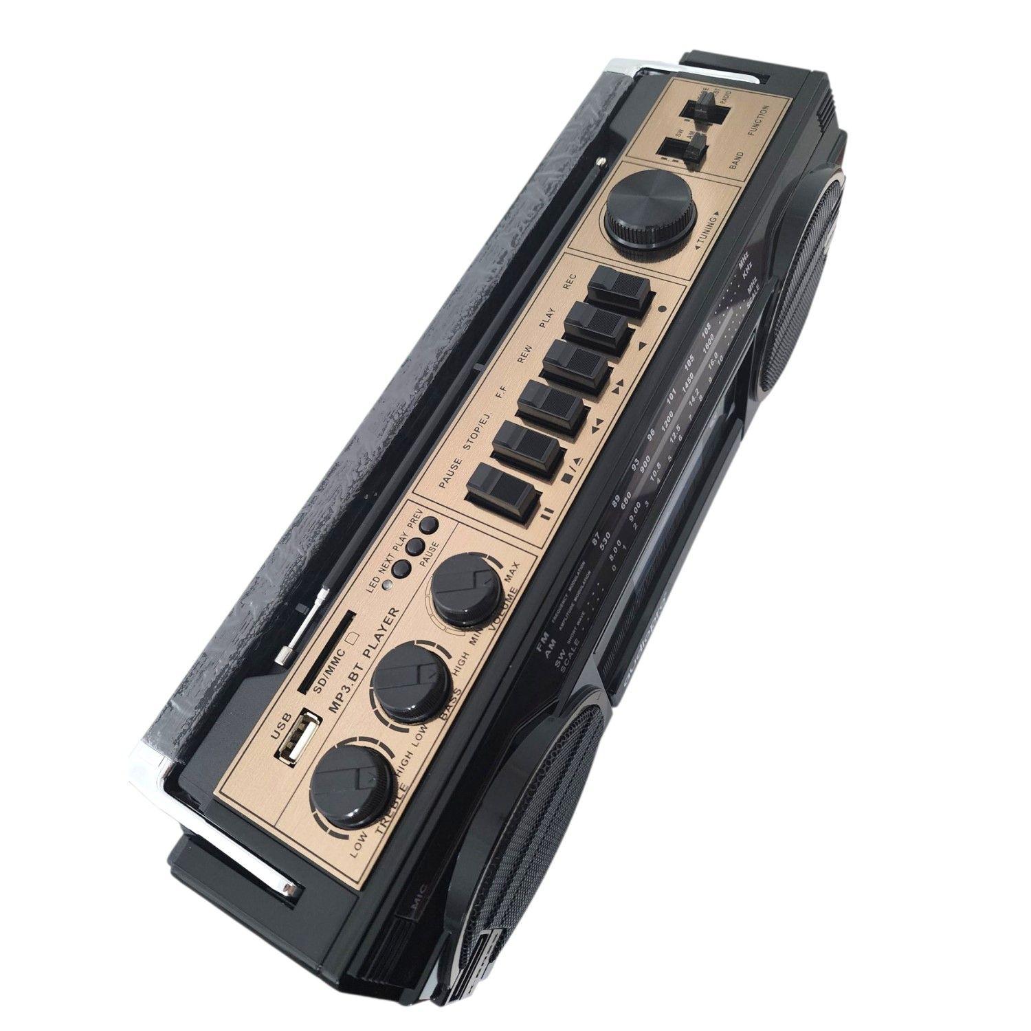 Radio Cassette 80s USB inalámbrico BT AP02054 Audio Pro-4