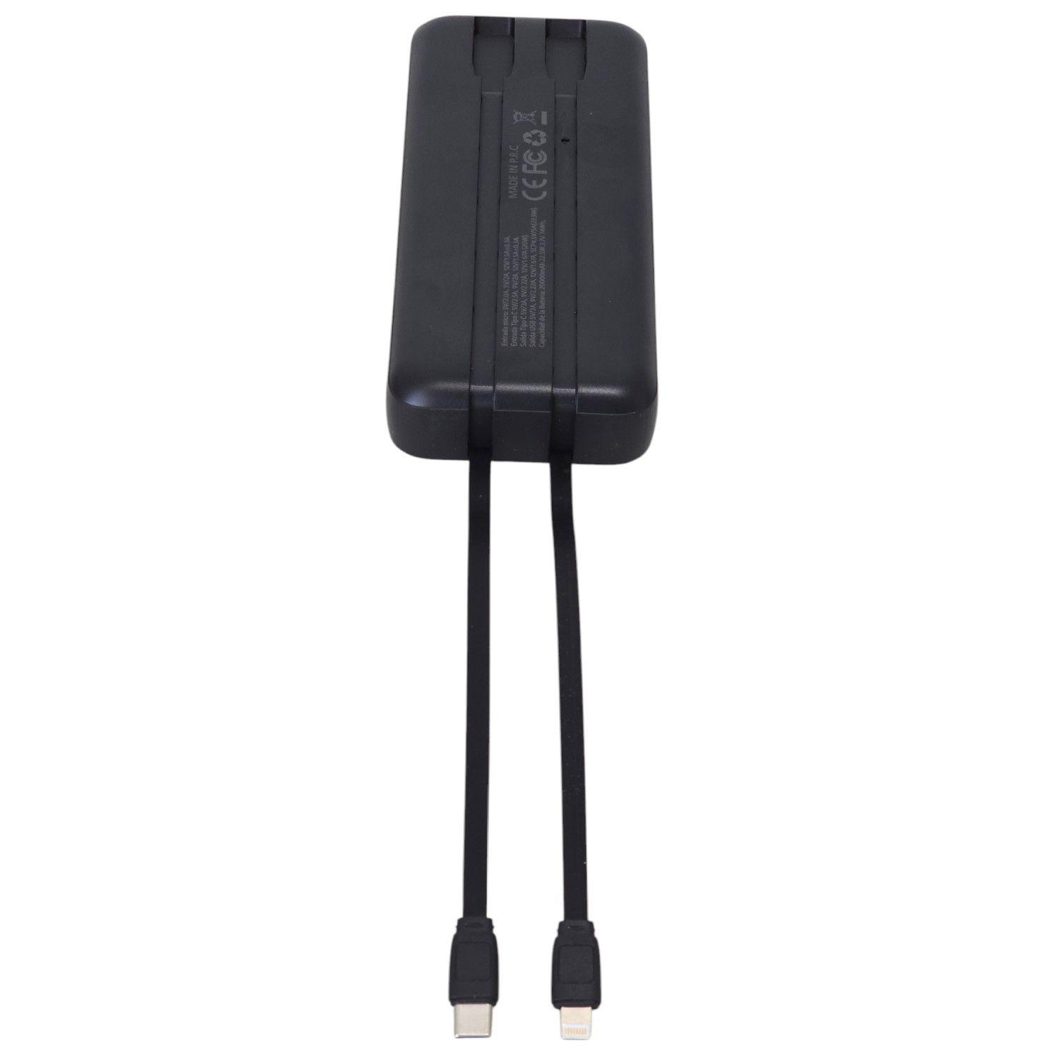 Batería Portátil Powerbank 20.000 Tecnolab TL547BK-4
