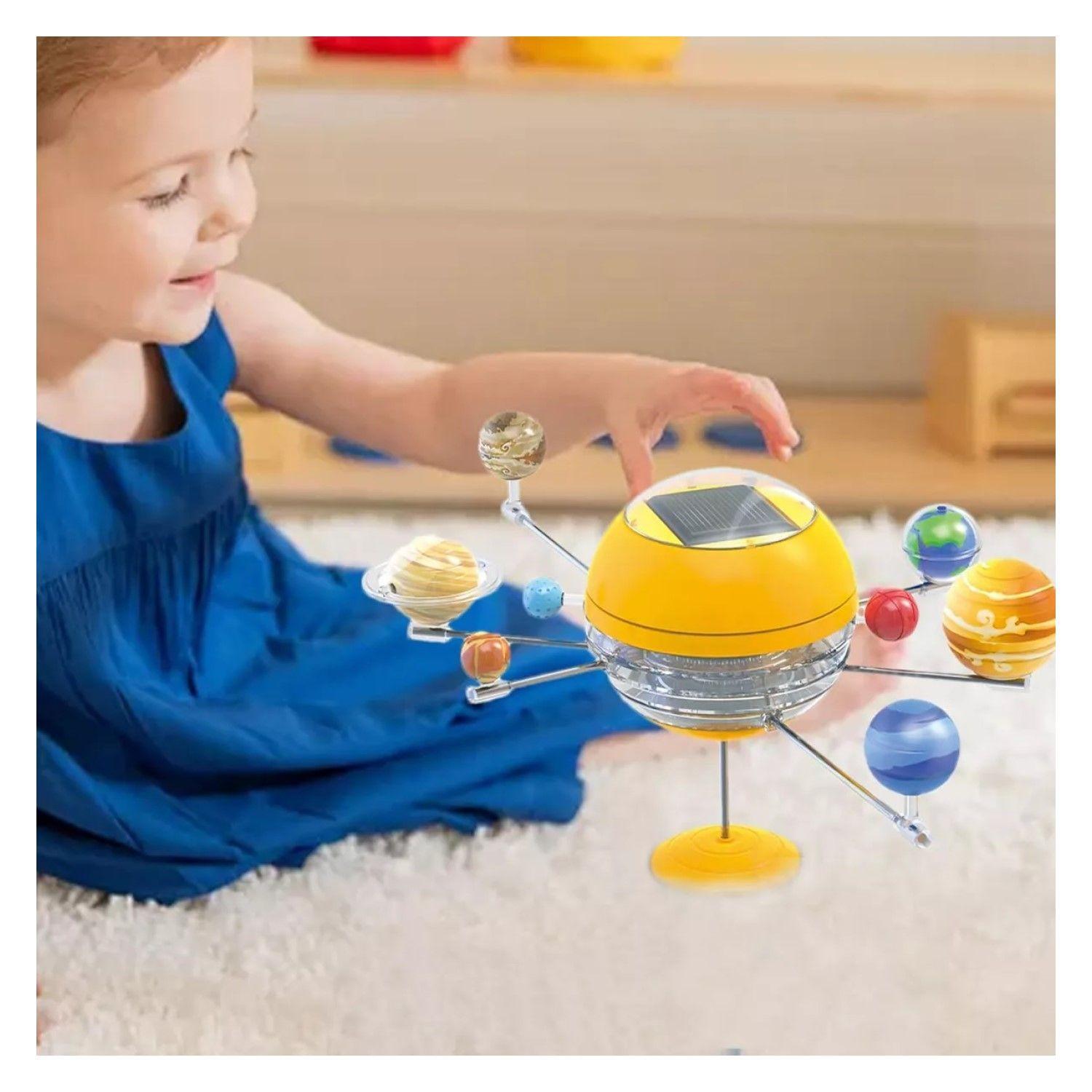 Kit Juego Pintar Sistema Solar Juego Armable Energía Solar  Maqueta 55632-2