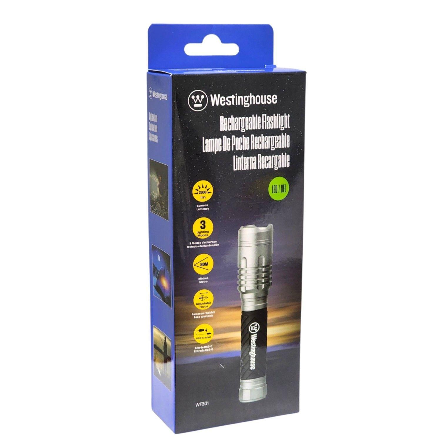 Linterna Recargable 2000 lúmenes Wf301-Cbh Westinghouse-5