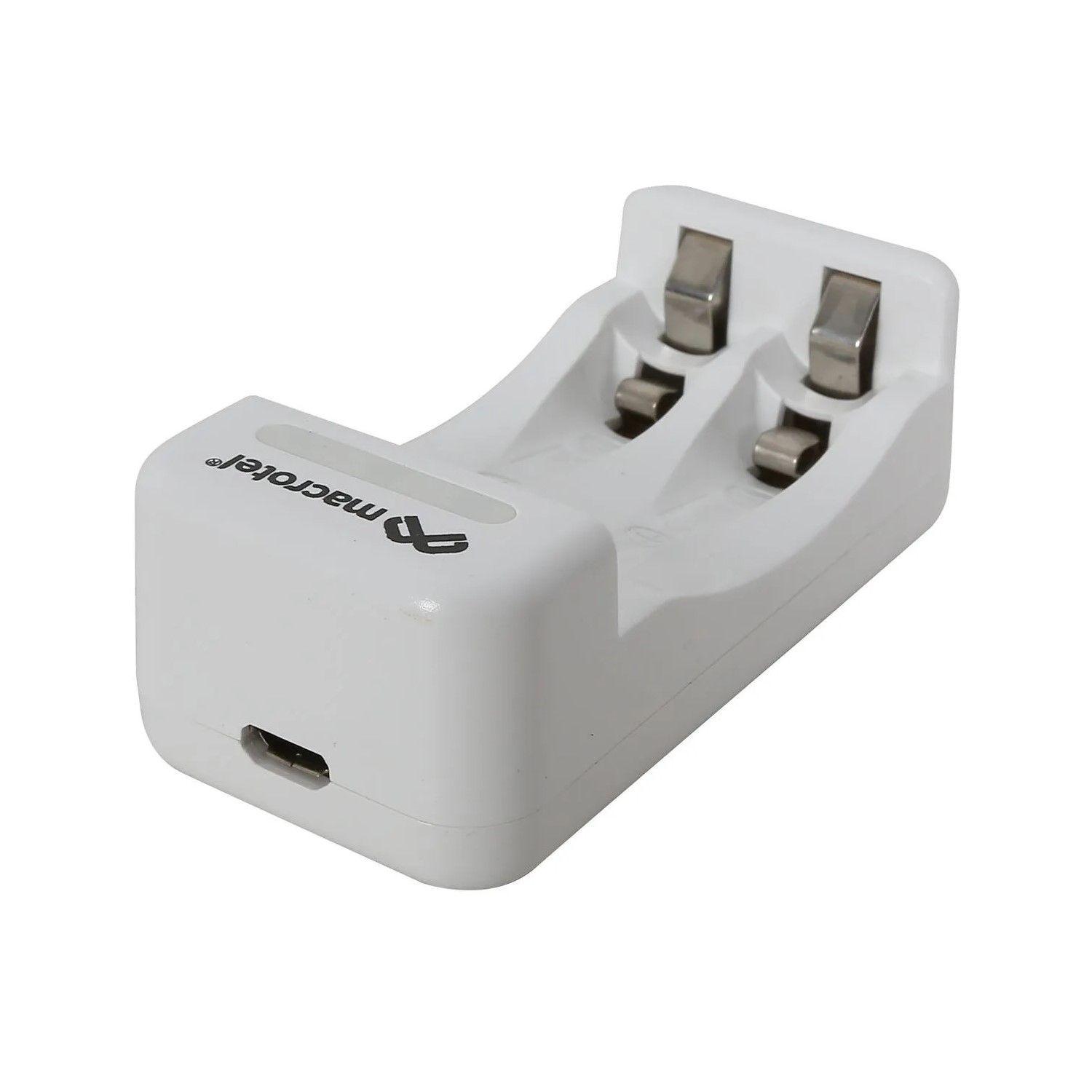 Cargador + 2 pilas AAA Recargables Macrotel MW-228-1