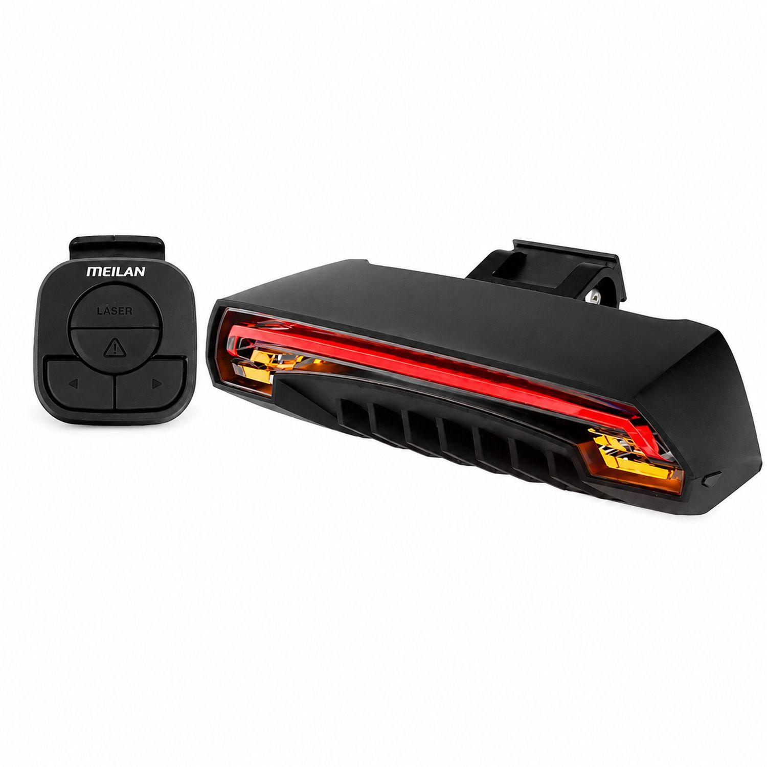 Luz Trasera Bicicleta MEILAN X5 Control y Láser-1