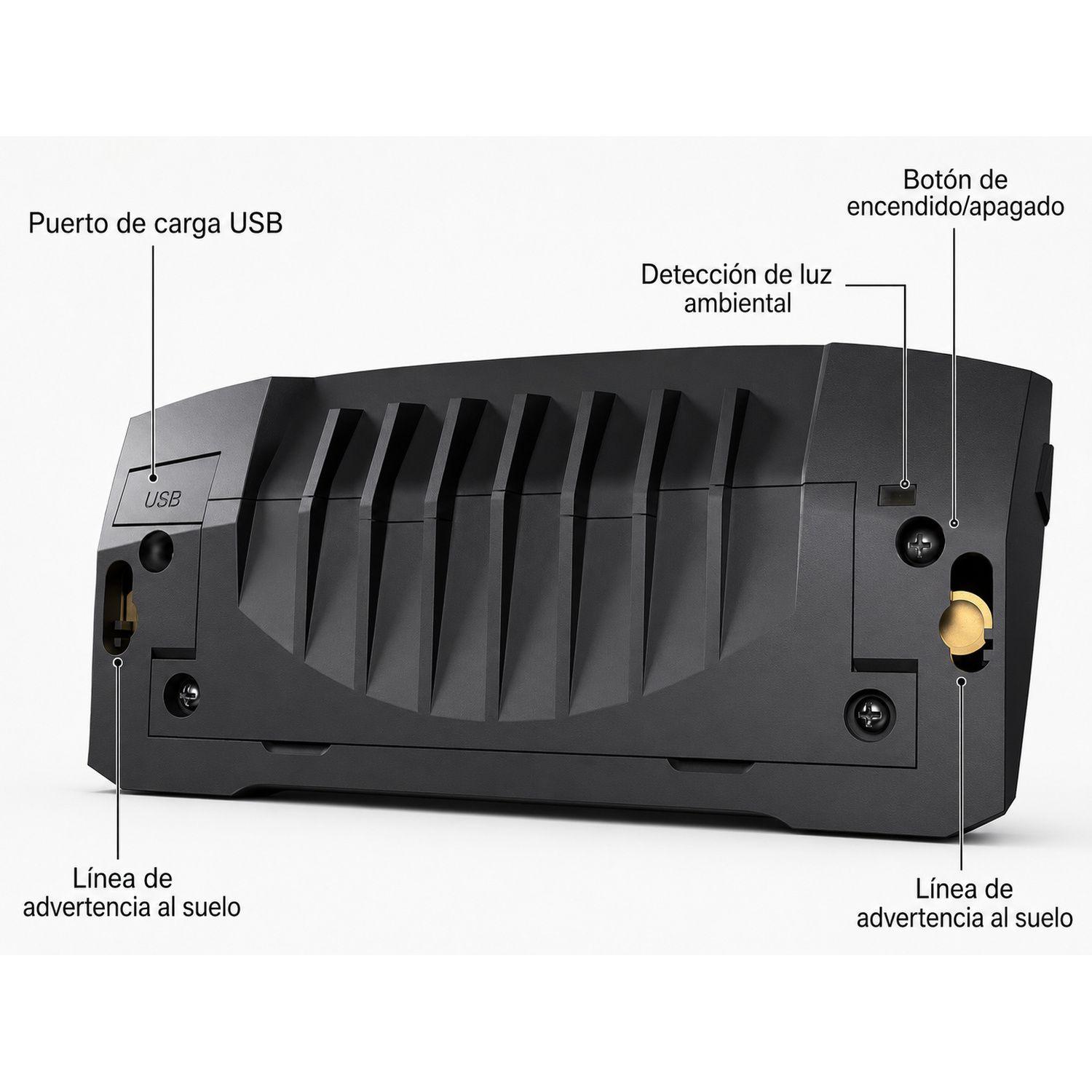 Luz Trasera Bicicleta MEILAN X5 Control y Láser-3