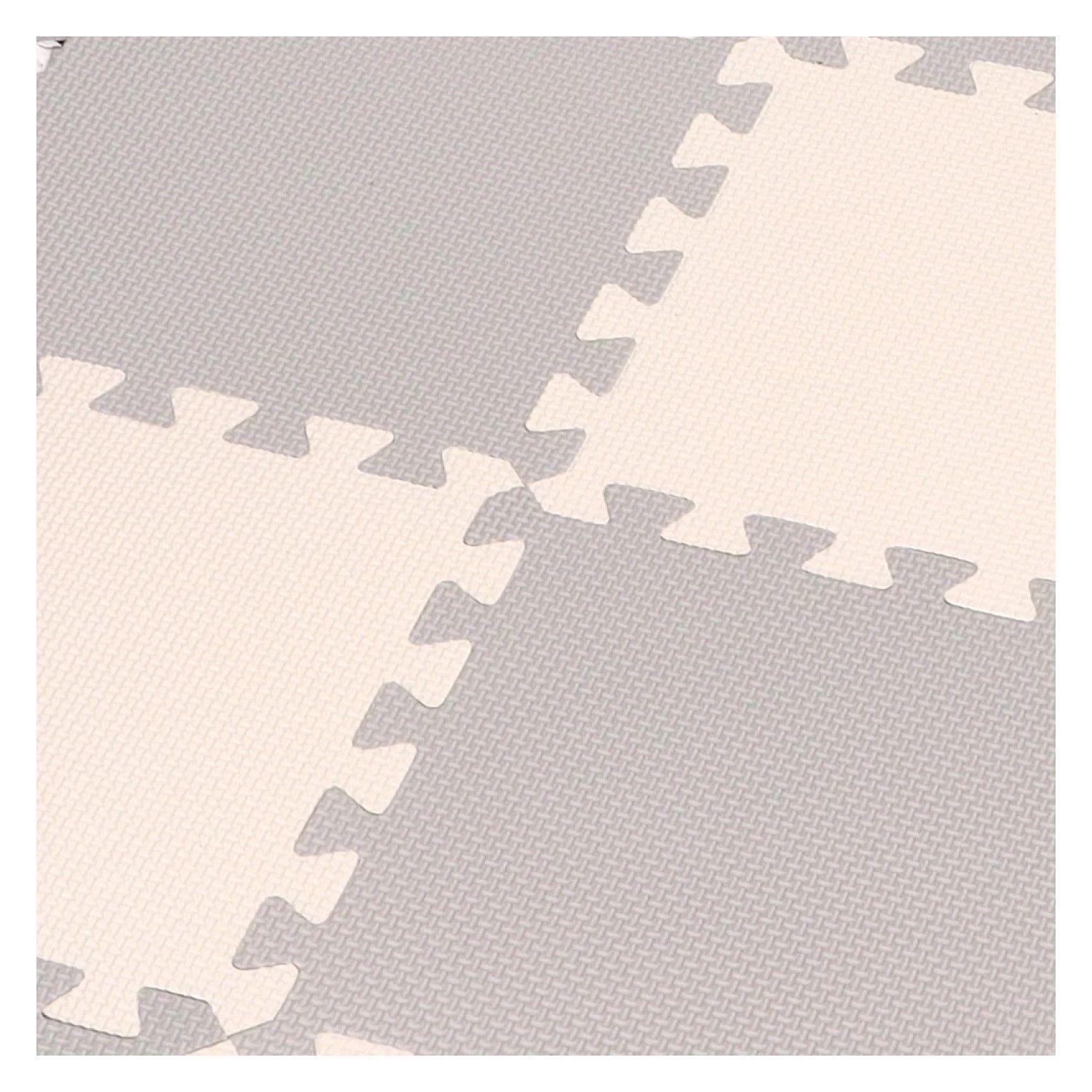 Alfombra Mat Eva Blanco & Gris 18 Piezas Infanti-3