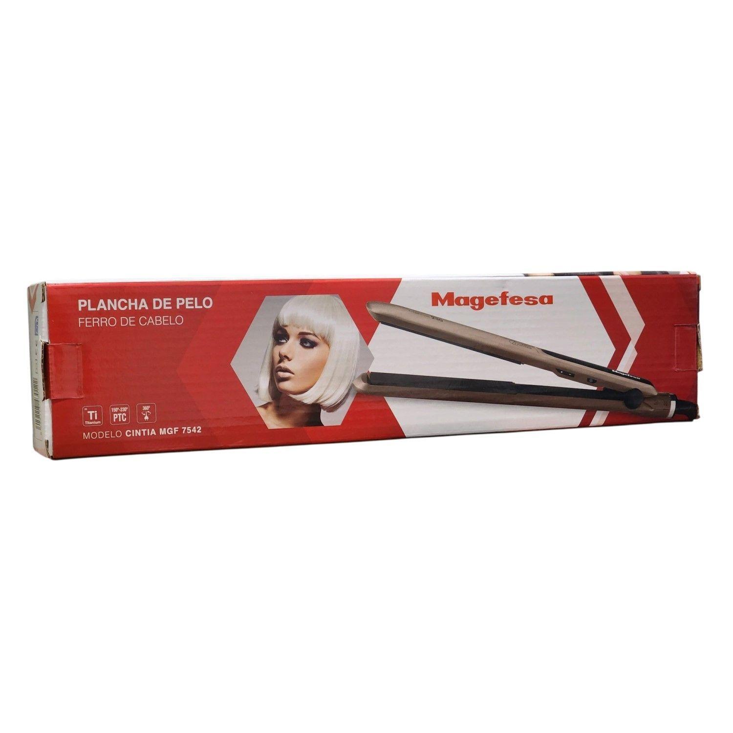 Plancha Pelo 45w Titanio 230°C Cintia MGF7542 Magefesa -4
