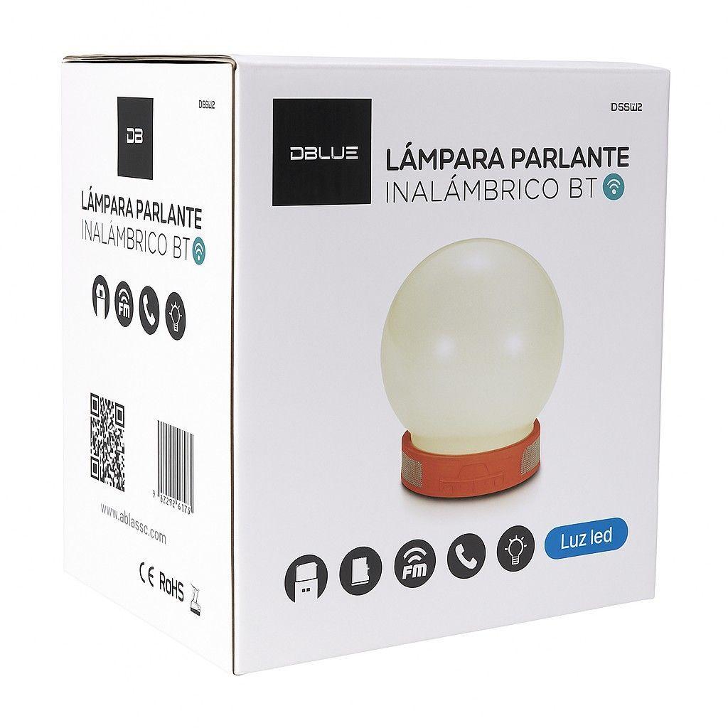Lampara Parlante Bluetooth Portátil Led Usb Fm Dbs112 Dblue-6