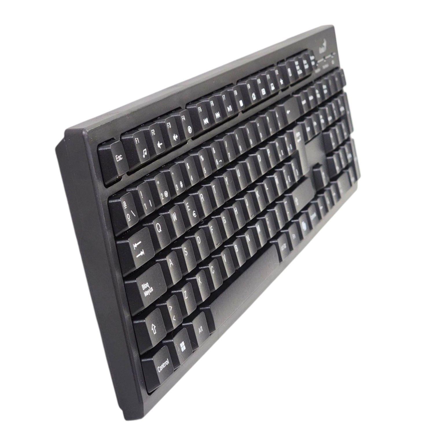 Kit Teclado y Mouse Inalámbrico KM-8101 Negro Genius-2
