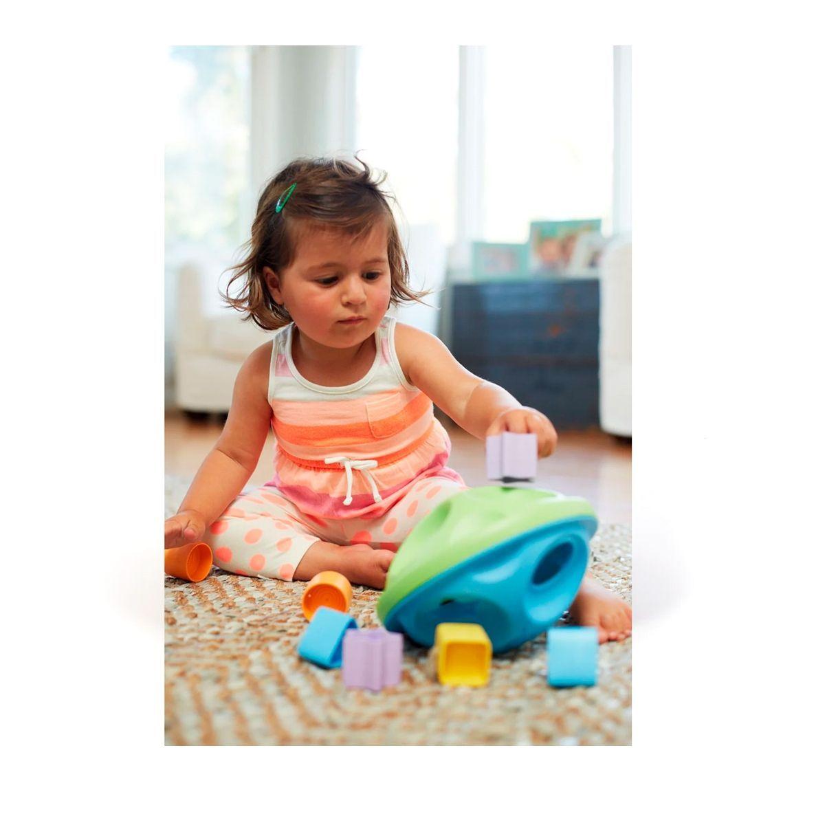 Clasificador de Formas Encaje Green Toys, Verde/Azul-2