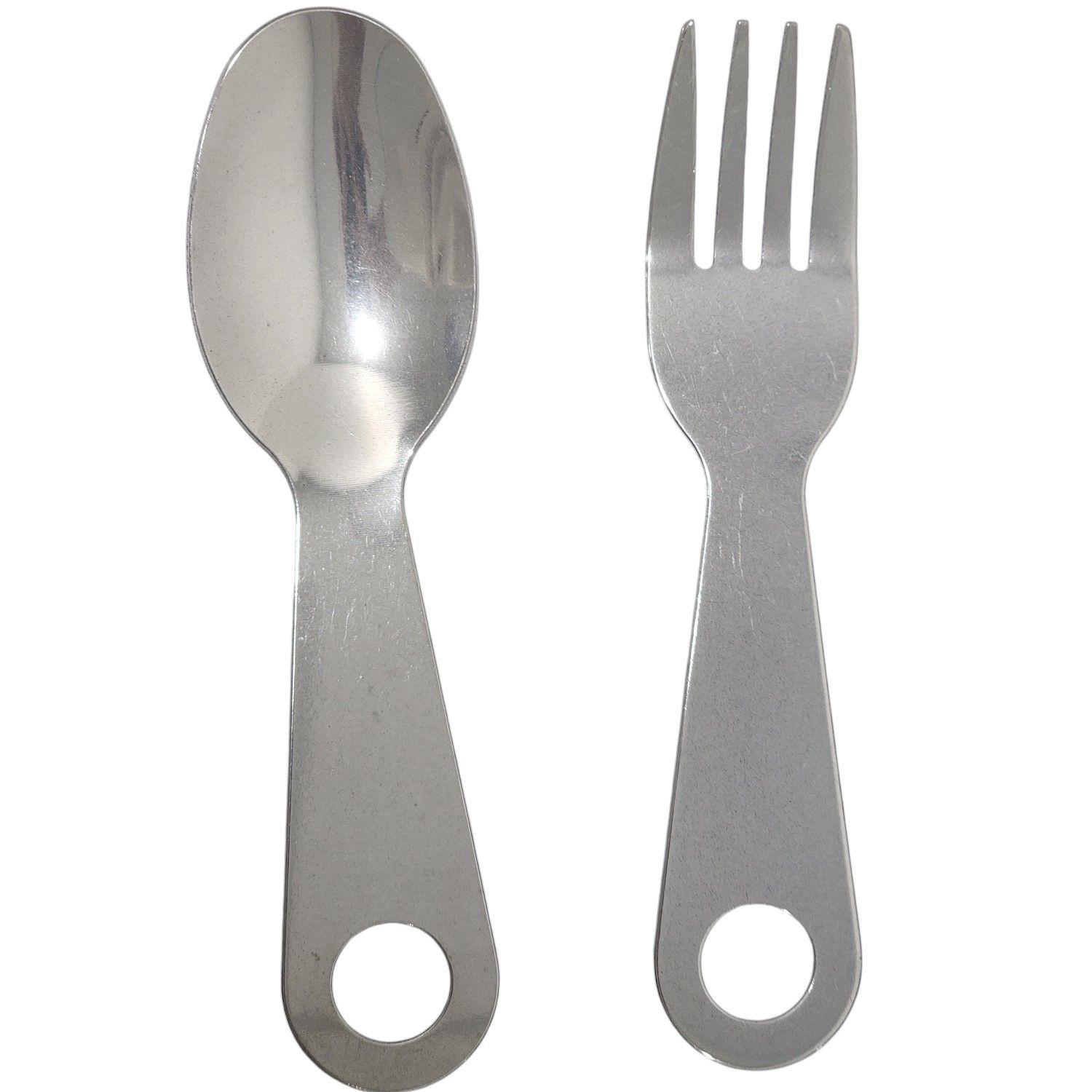 Set de navaja para camping + Cuchara y tenedor DBG1351-2