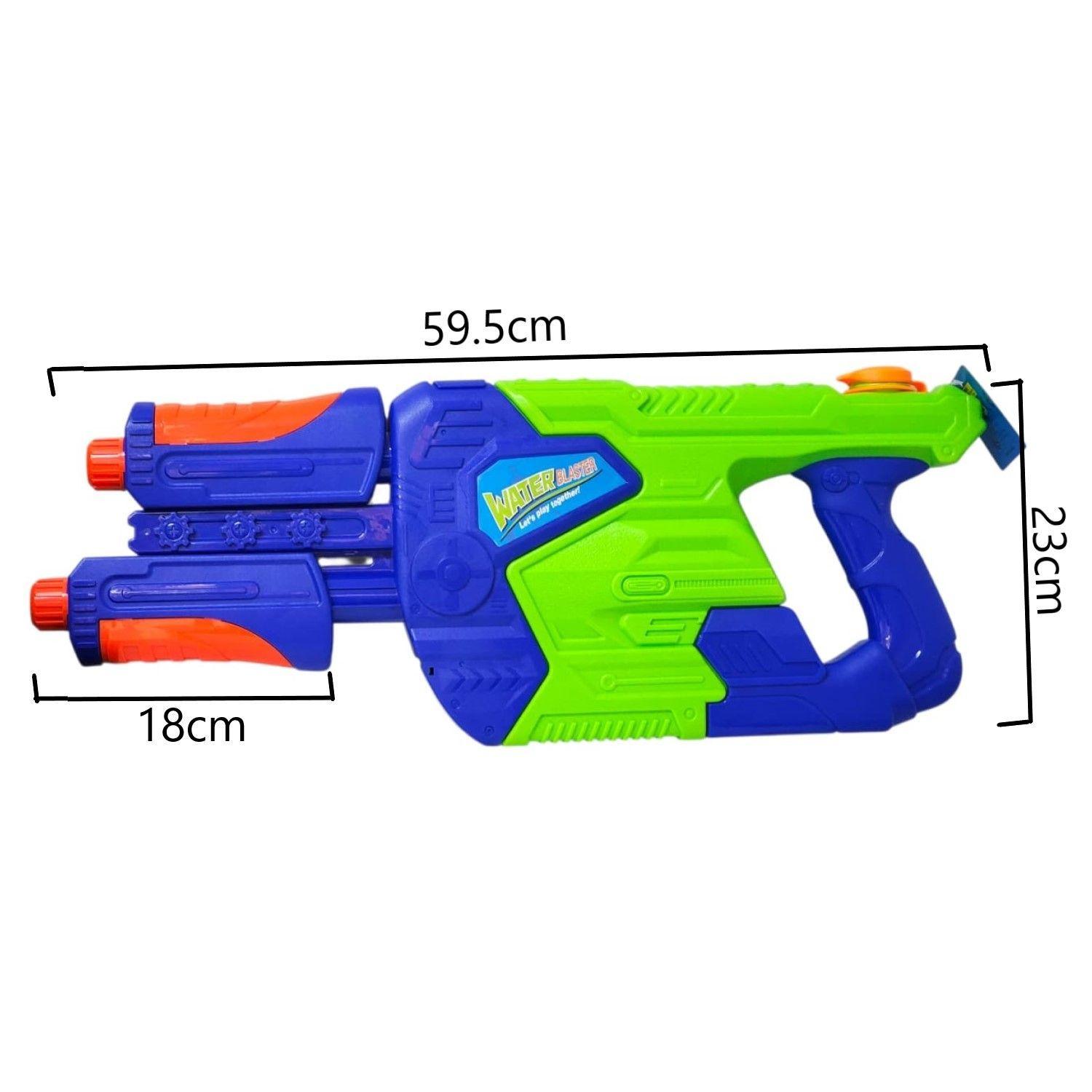 Juguete Pistola Lanza Agua Doble Cañon 890ml DBG1633-5