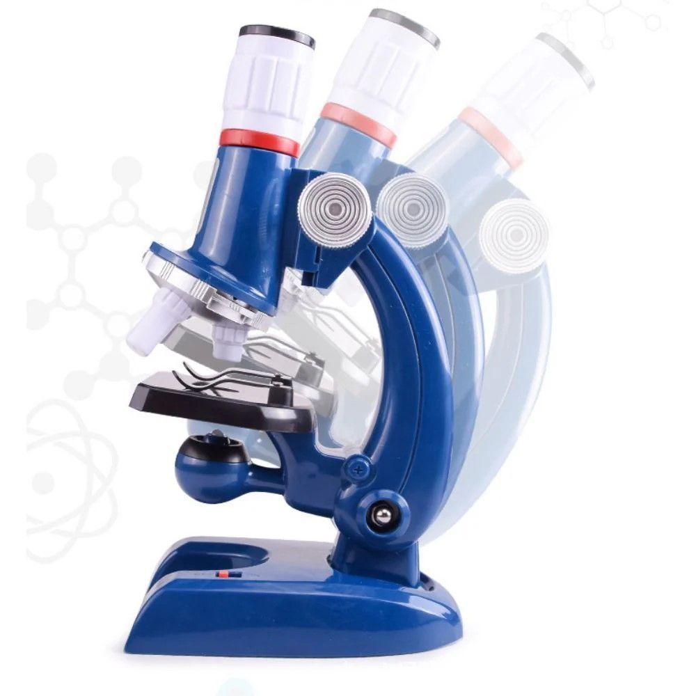 Microscopio Educativo Para Niños Azul 100x400x1200-5