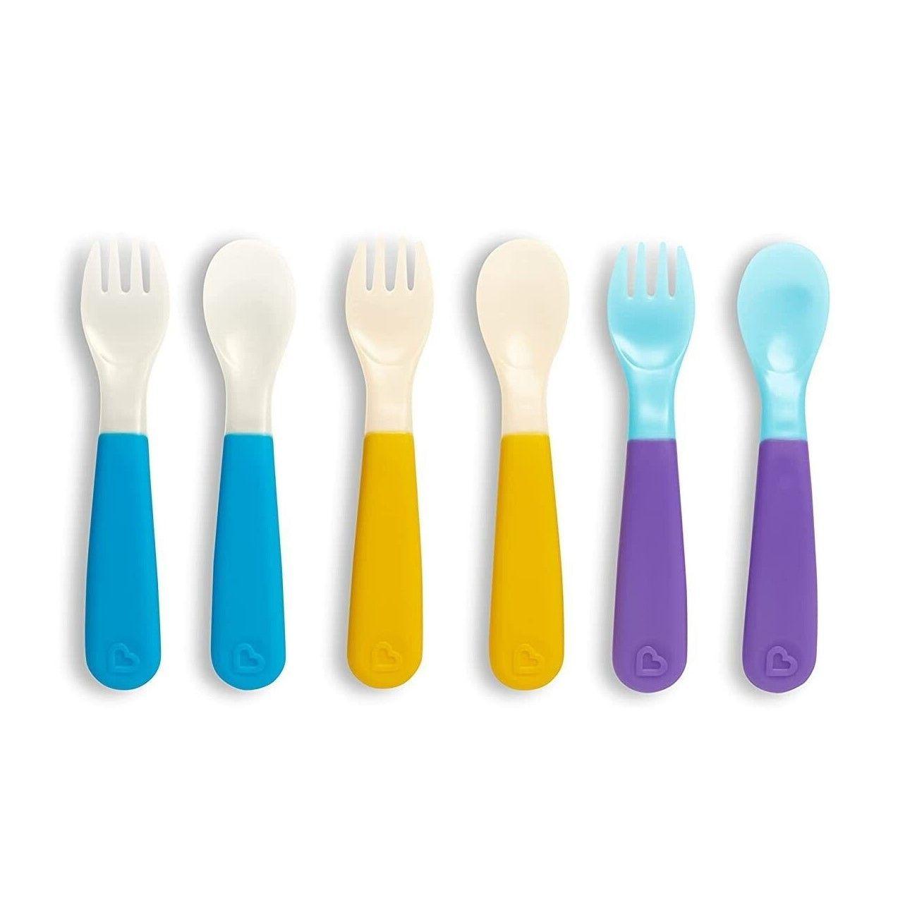 Set Tenedor Y Cucharas Cambian De Color 6pcs Munchkin-2