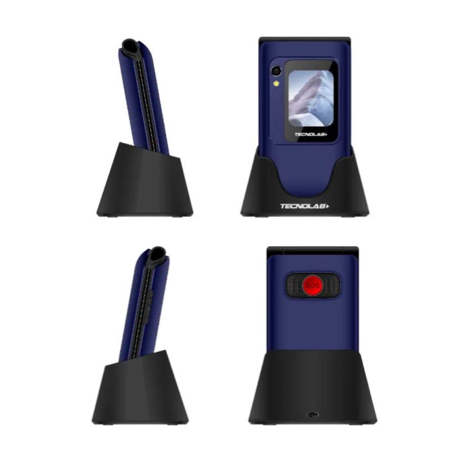 Celular Senior 4G Doble Pantalla BT TL705BL Tecnolab Azul-3