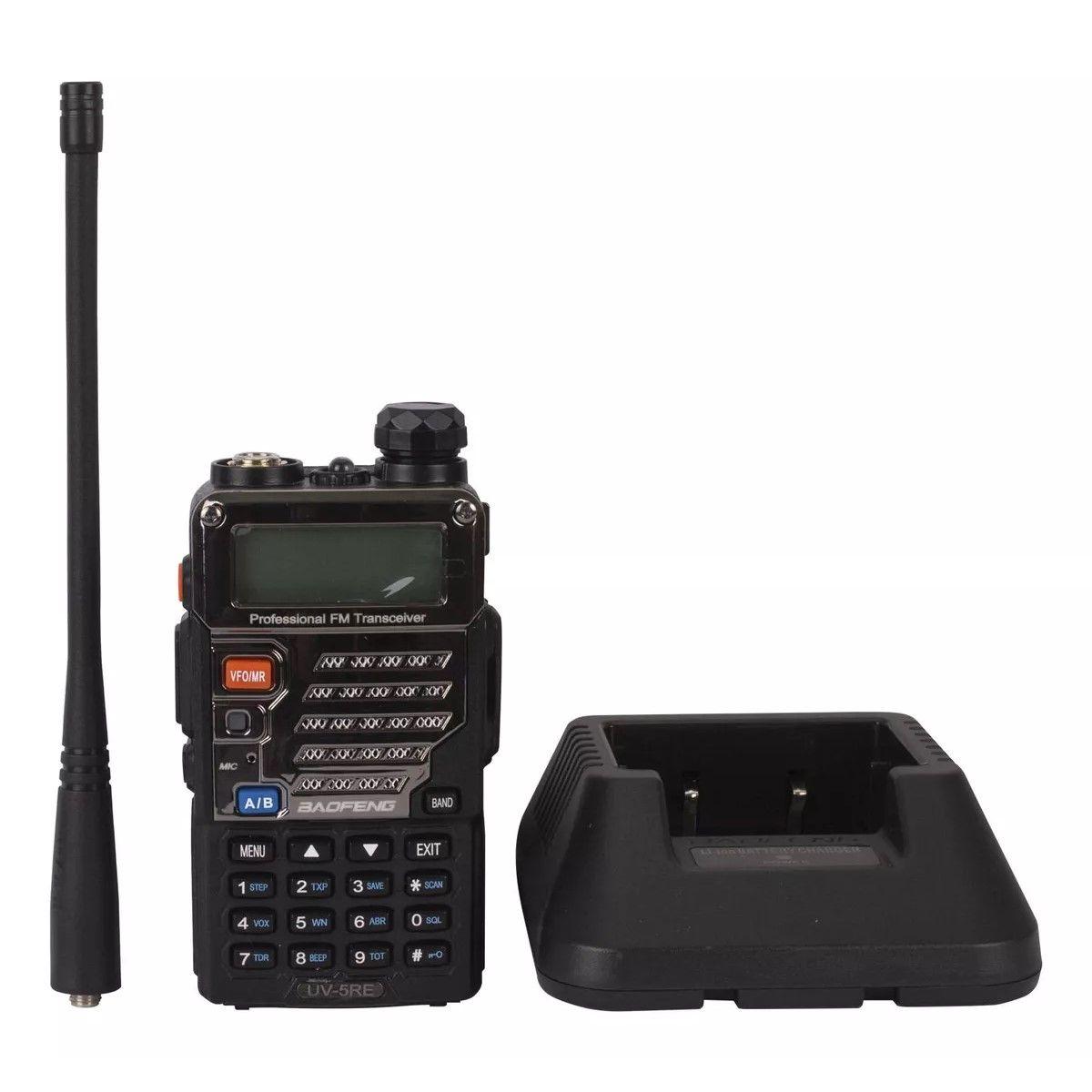 Radio Transmisor VOX Baofeng UV-5RE Negro c-3