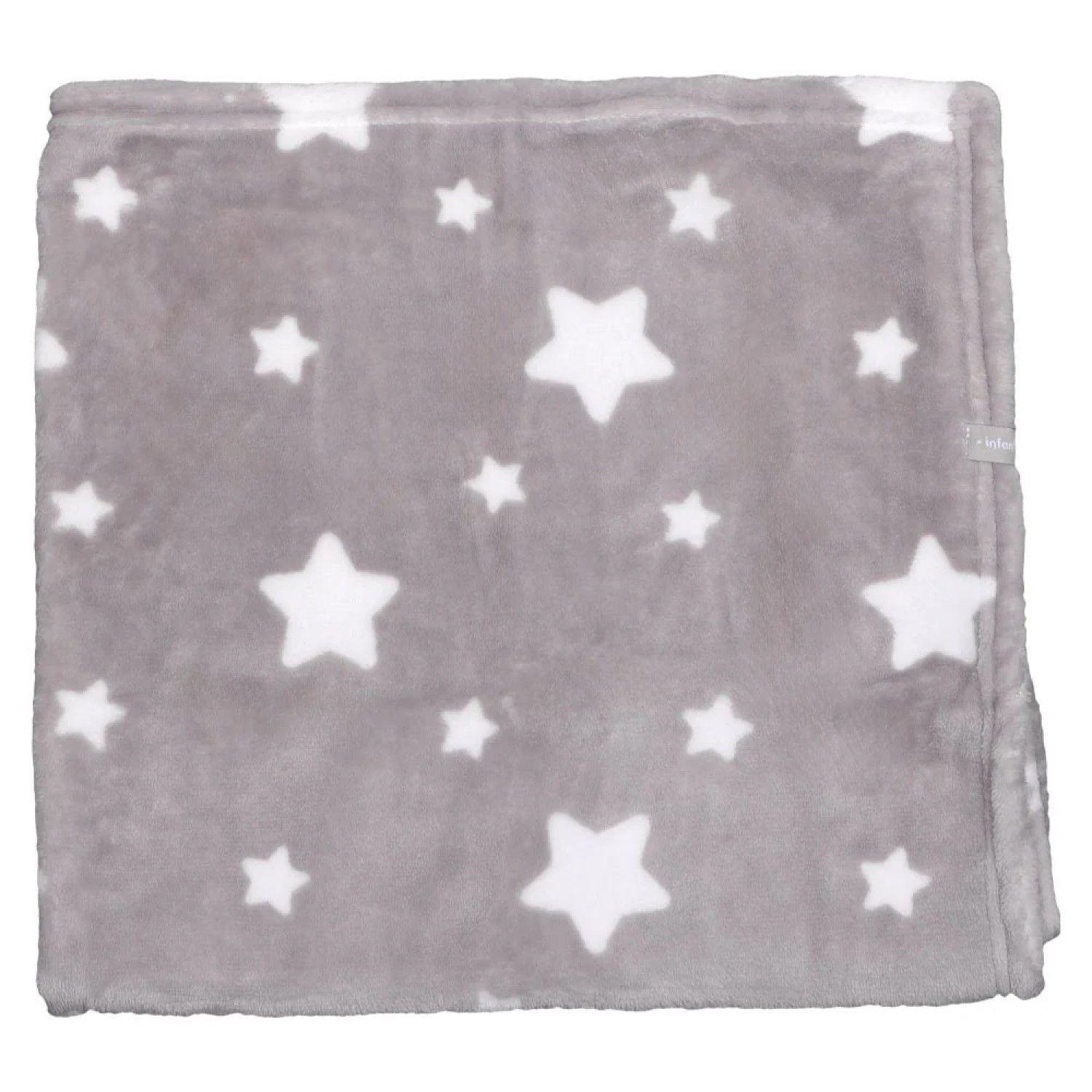 Pack 2 Mantas Bebé Unisex Blanco - Gris 75x100cm Infanti-3