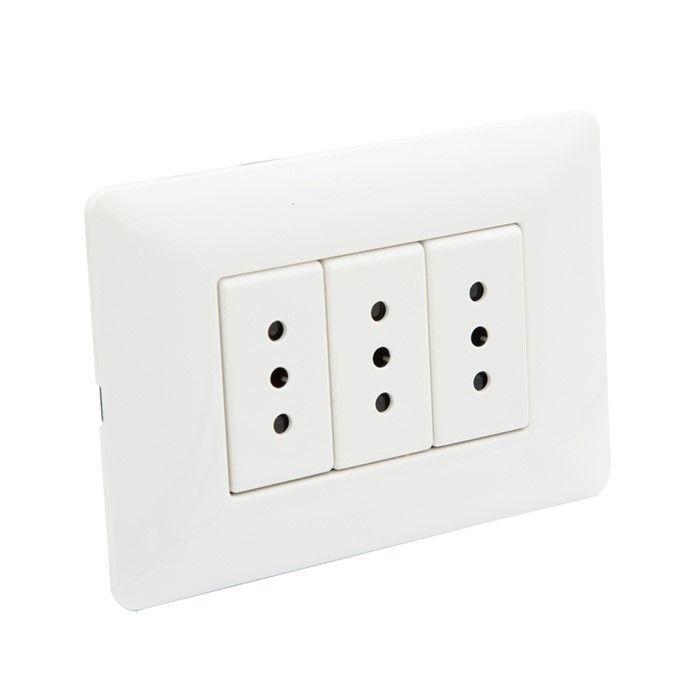 Enchufe Tomacorriente Philco Triple 250v 10A -3