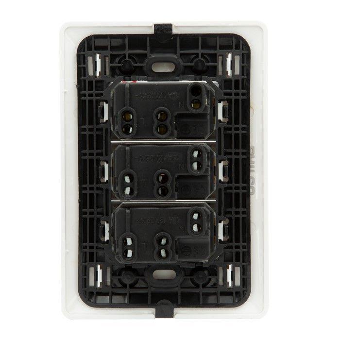 Enchufe Tomacorriente Philco Triple 250v 10A -2