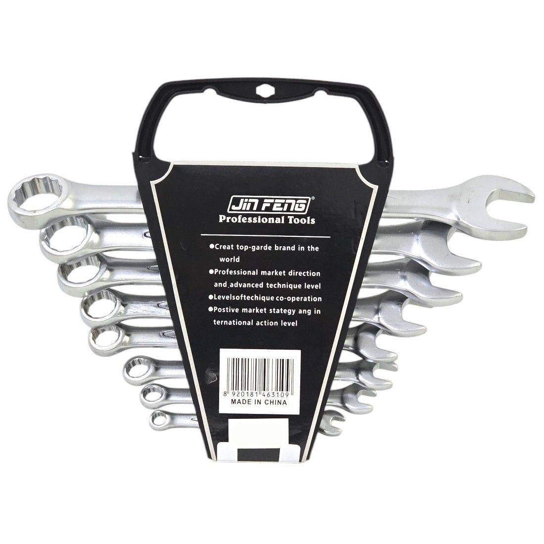 Set Juego De 8 Llaves Combinadas Corona 6 a 22mm-3