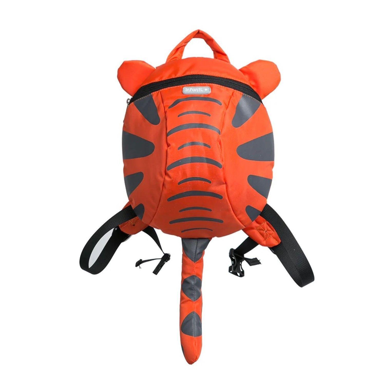 Mochila con Arnés de Seguridad Niño Diseño Tigre Infanti-0