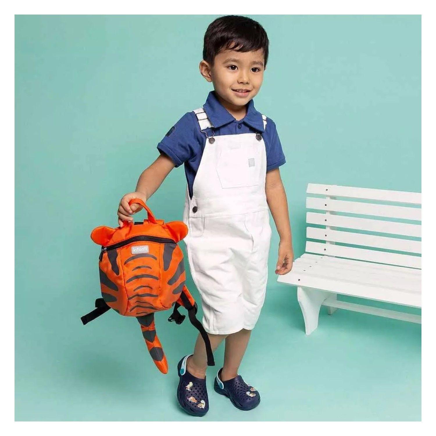 Mochila con Arnés de Seguridad Niño Diseño Tigre Infanti-5