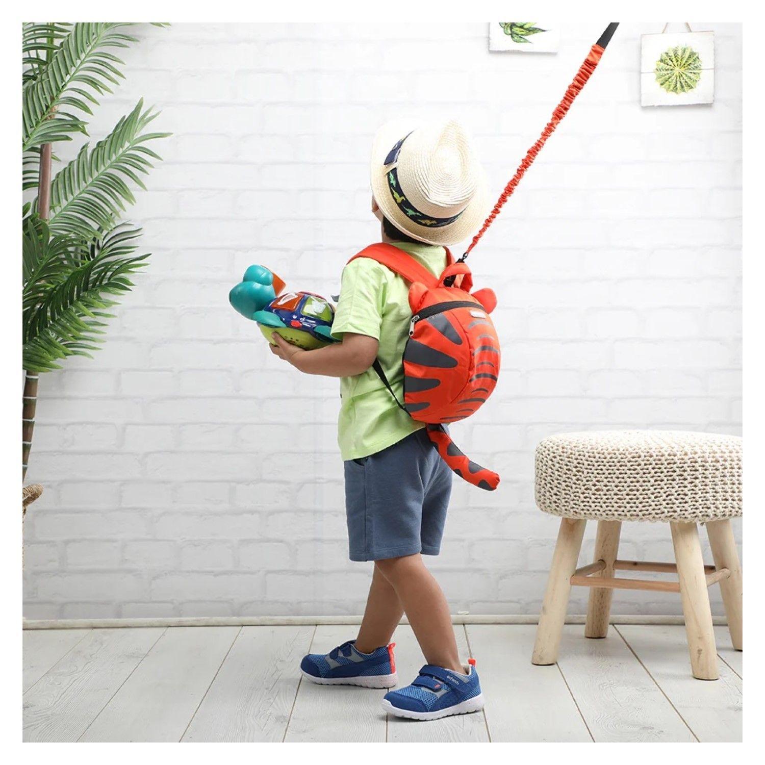 Mochila con Arnés de Seguridad Niño Diseño Tigre Infanti-6