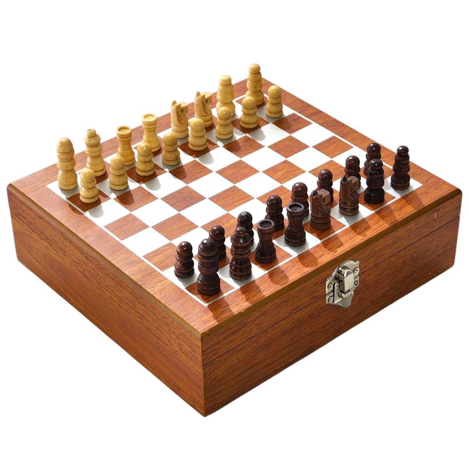 Set Juego de Ajedrez Con Petaca 8oz y 3 Accesorios 14145-3