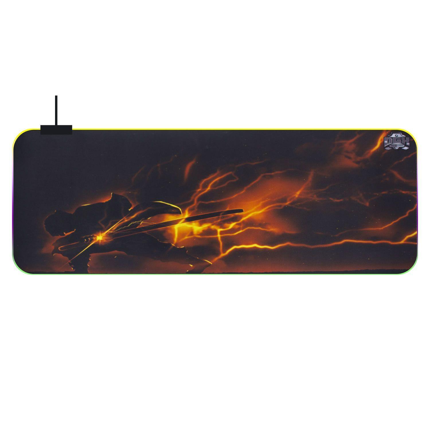 Mouse Pad Gamer DGX Usb Led Rgb XL 70x30 MOD2-0