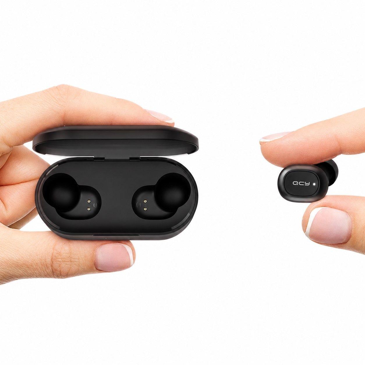 Audífonos QCY T2C True Wireless AirBuds Negros-3