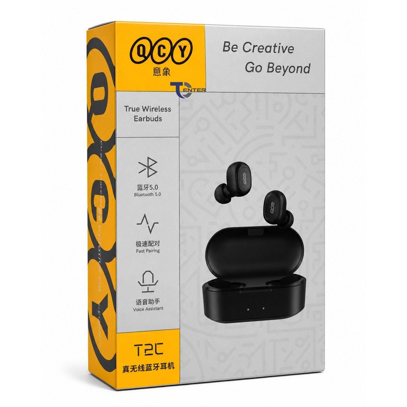Audífonos QCY T2C True Wireless AirBuds Negros-4