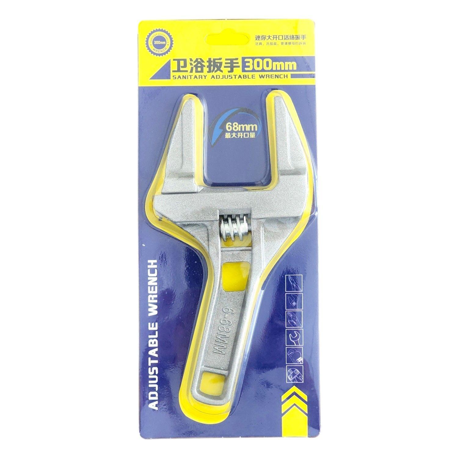 Llave Inglesa Gran Apertura 6 a 68 Mm Gasfiter Baño 13574-4